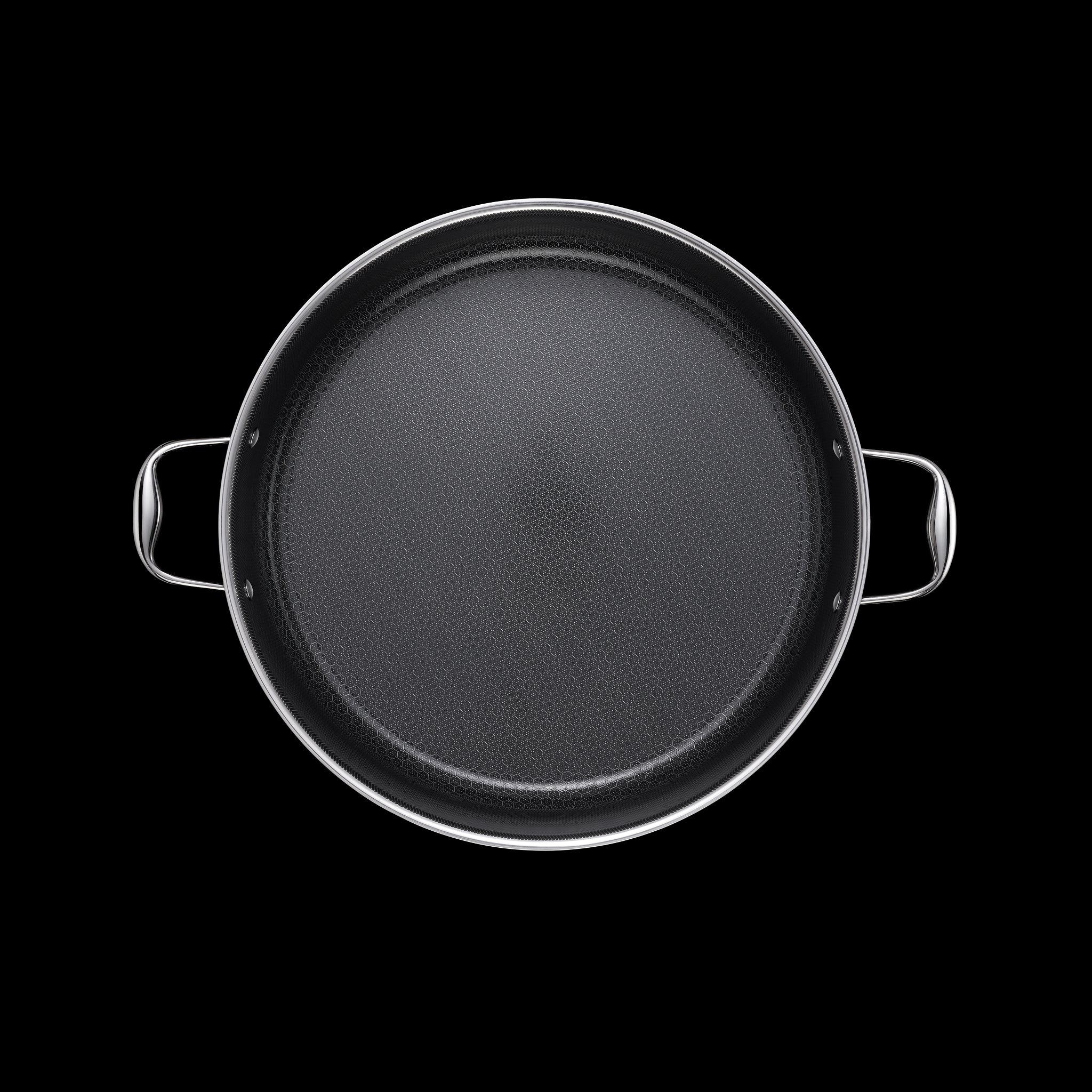Hybrid Deep Sauté Pan with Lid 10-QT