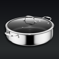 Hybrid Deep Sauté Pan with Lid 10-QT