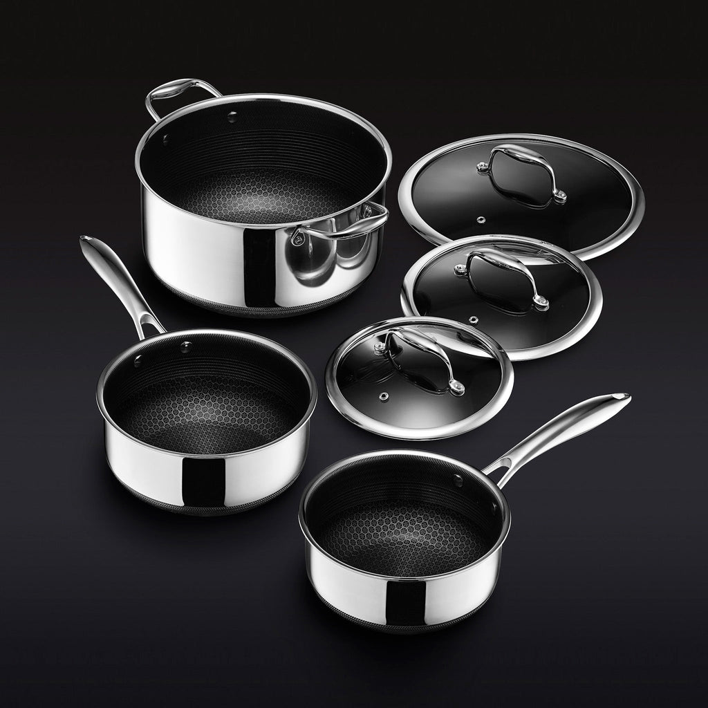 Hybrid Pot Set with Lids 6-pc