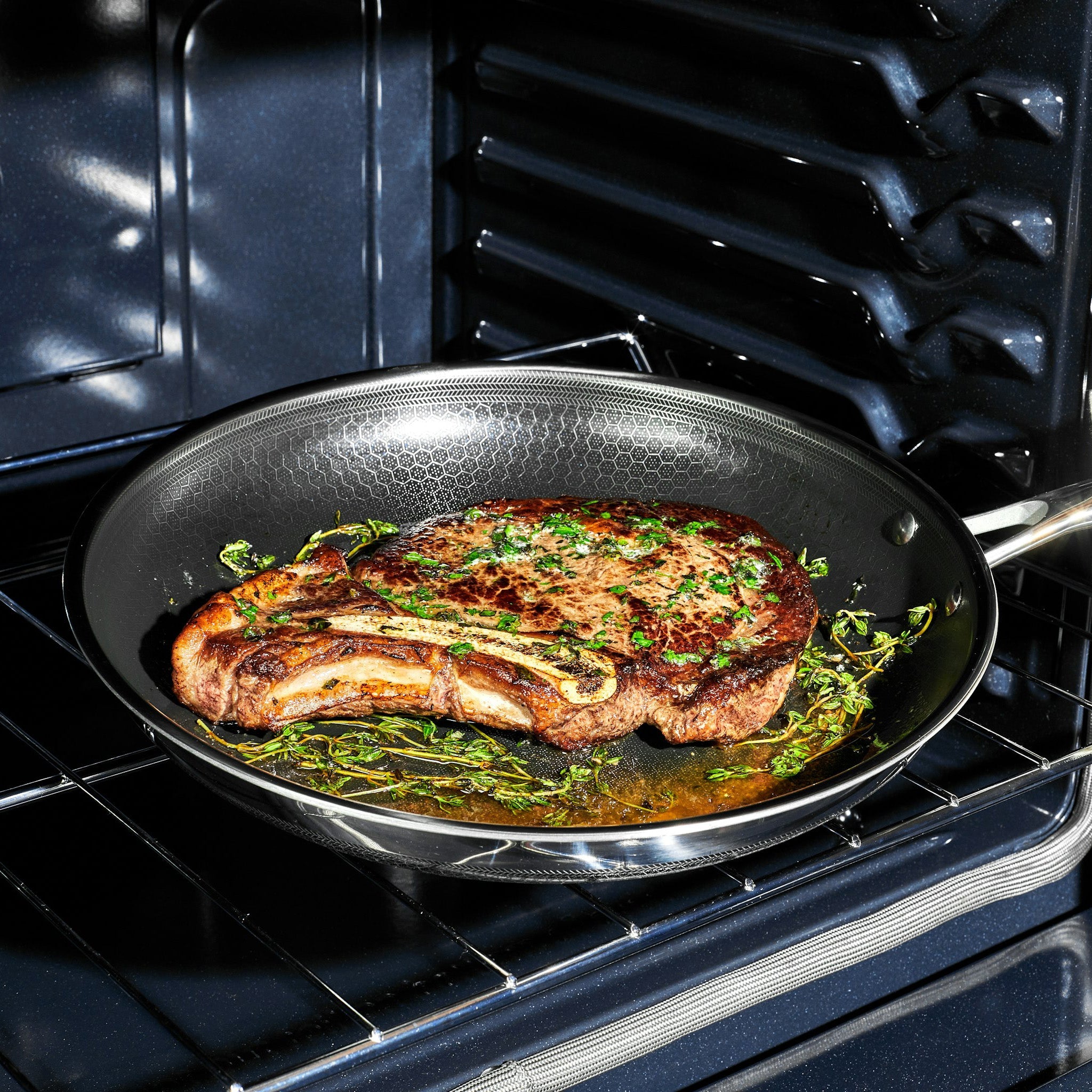 Hybrid Fry Pan with Lid 12"