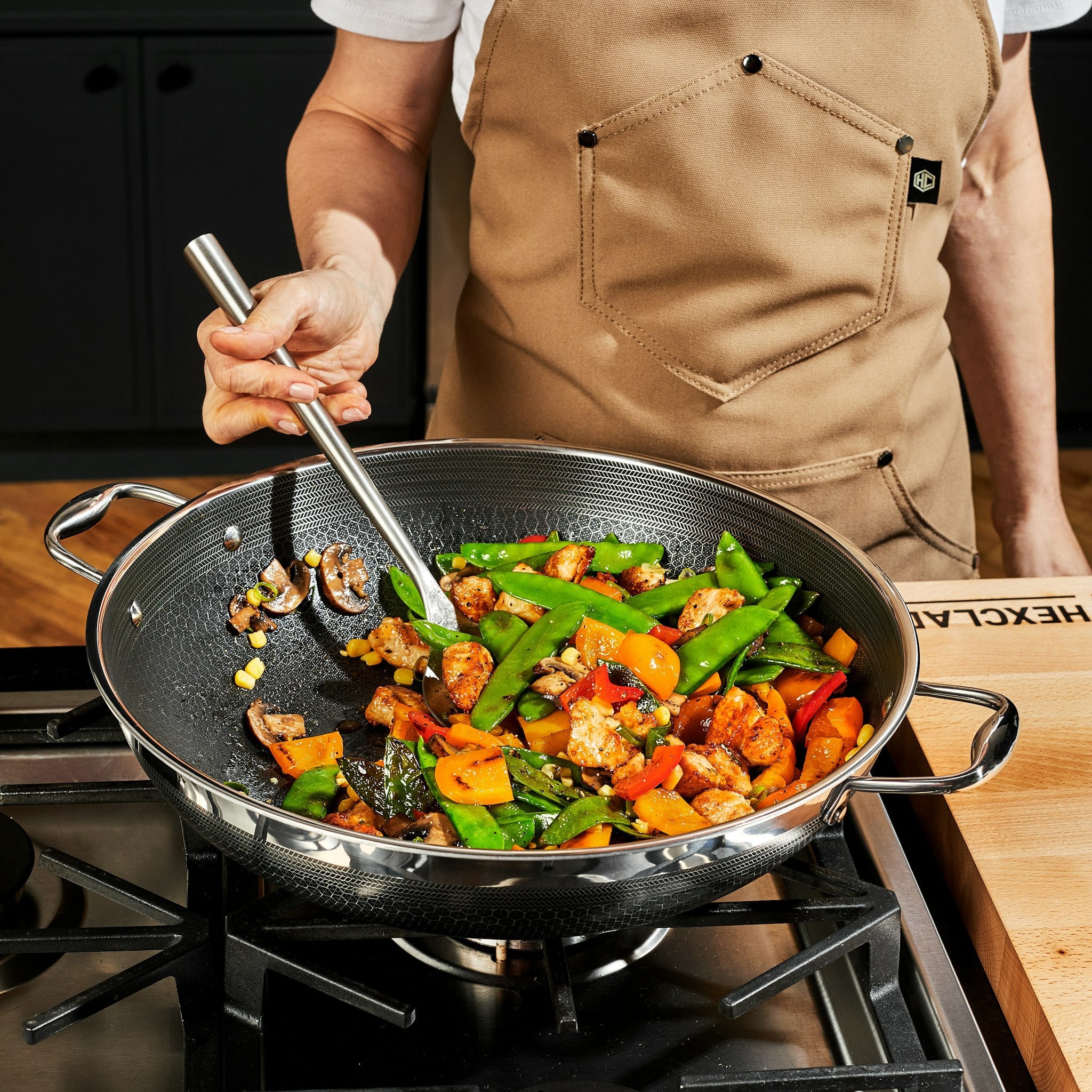 Hybrid Wok with Lid 14"
