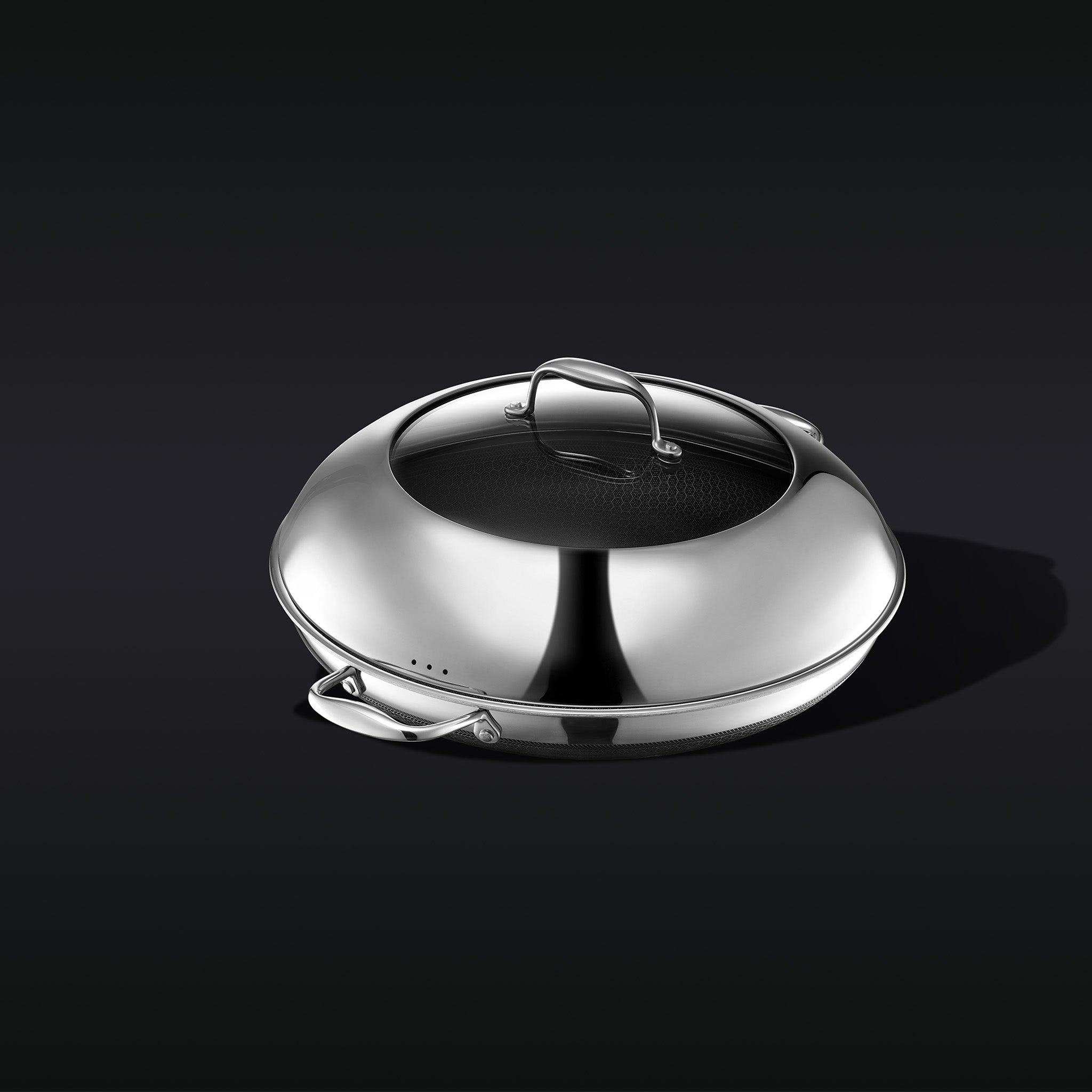 Hybrid Fry Pan with Lid 14"