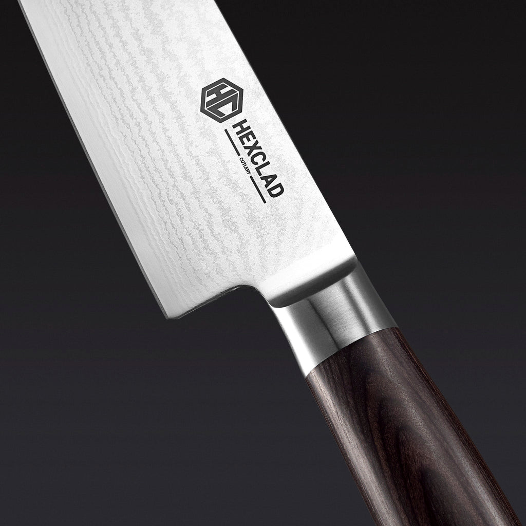 Damascus Steel Knife Set 7-pc (Espresso)
