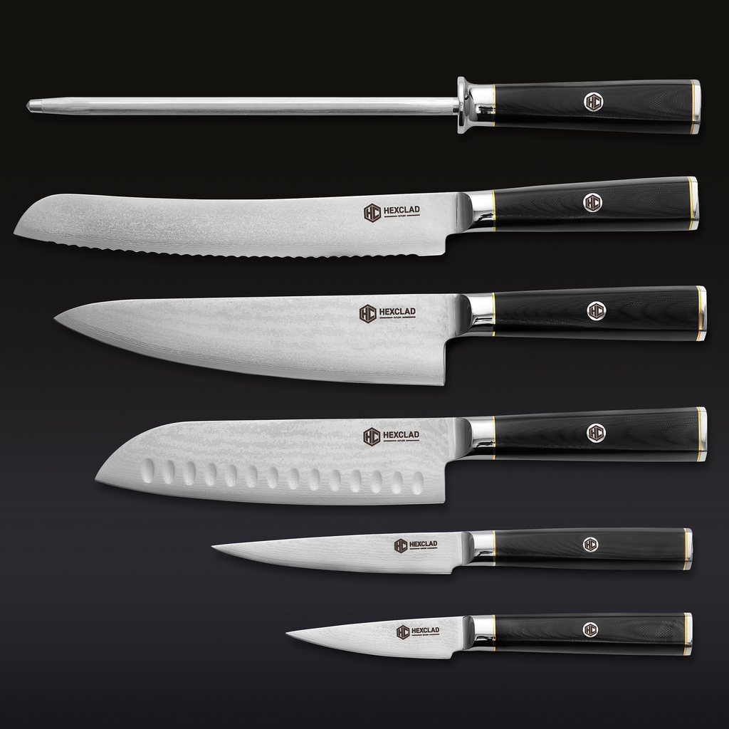 Master Series Damascus Steel Knife Set 6-pc