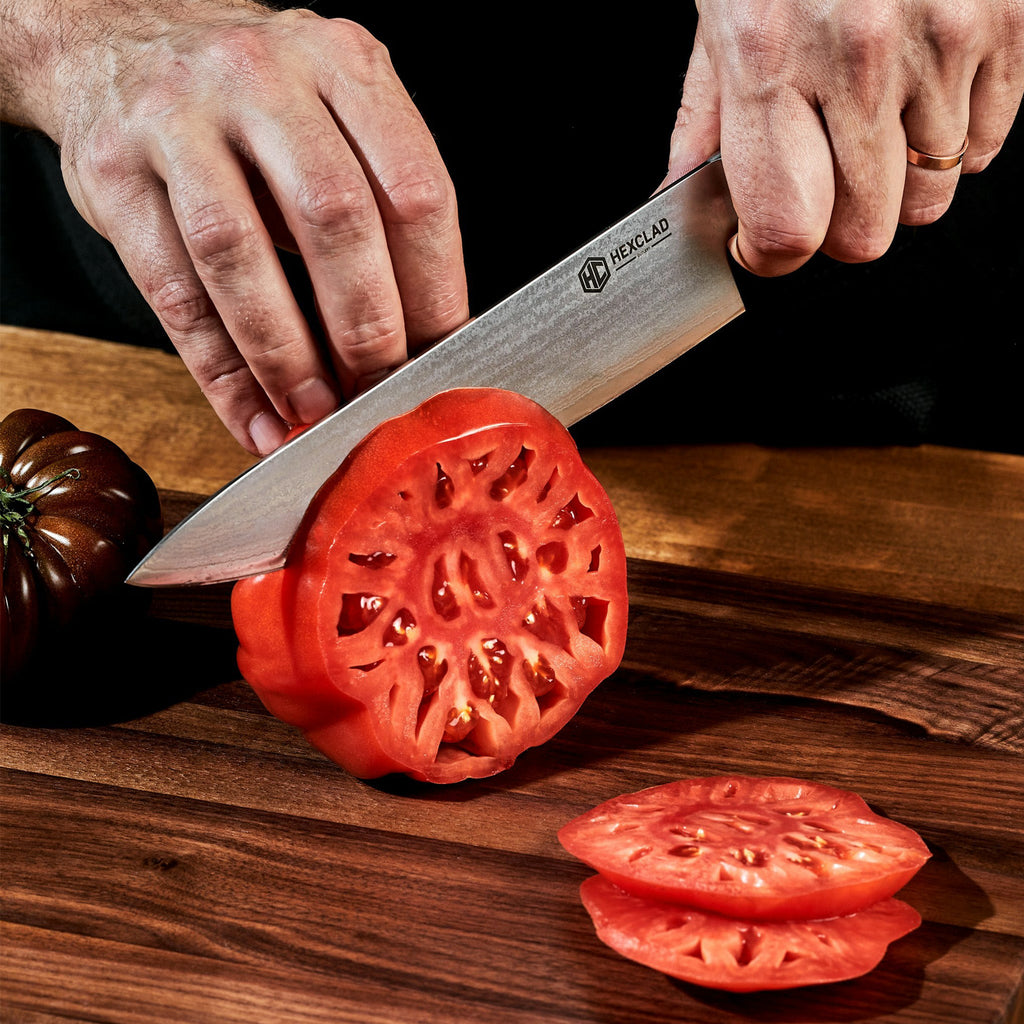 Damascus Steel Knife & Carving Set 8-pc