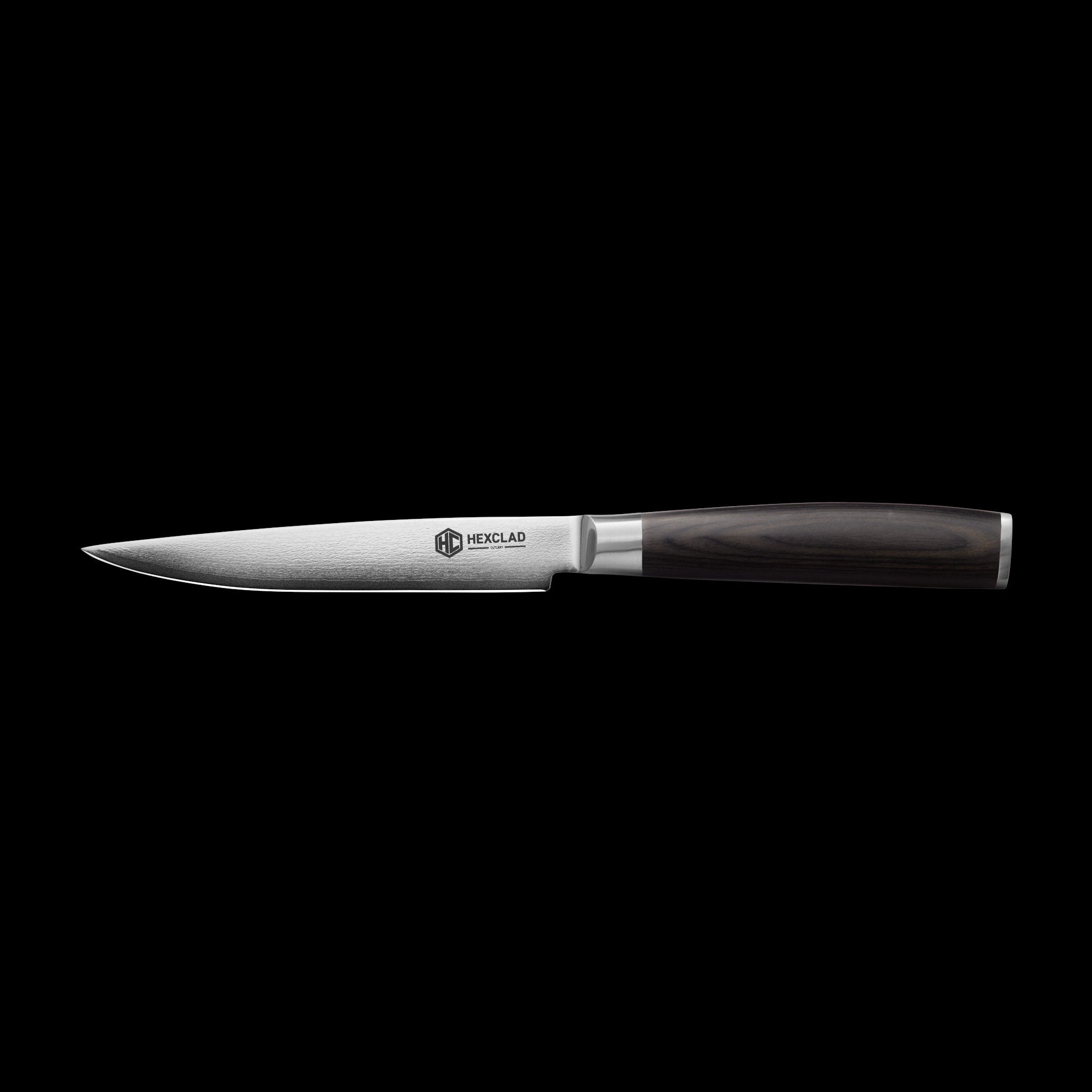 Damascus Steel Steak Knife Set 8-pc (Espresso)