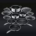 Hybrid Pots & Pans Set 12-pc