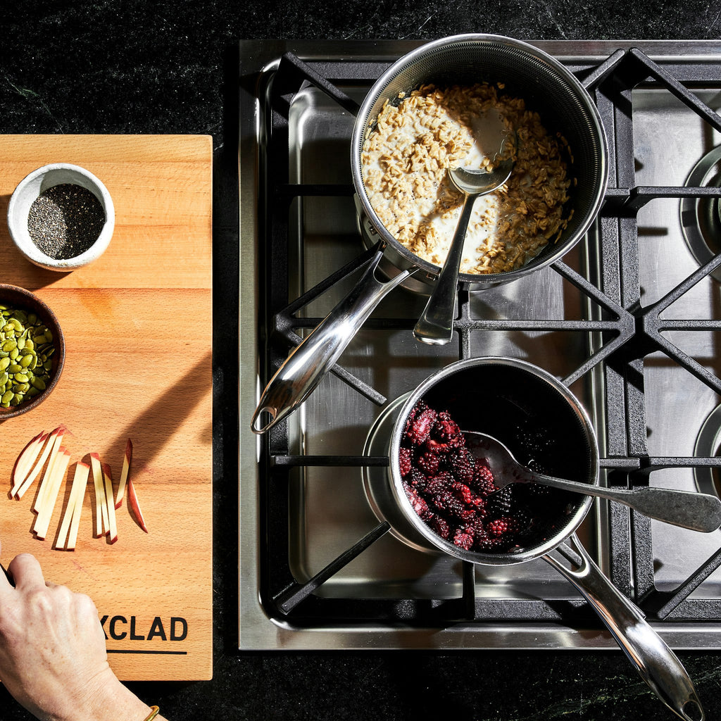 Hybrid Saucepan with Lid 1-Qt