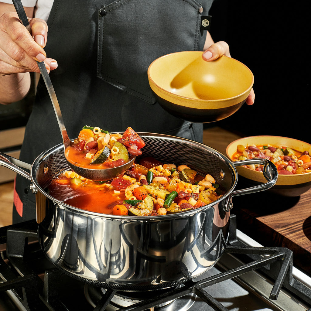 Hybrid Saucepan with Lid 5-Qt