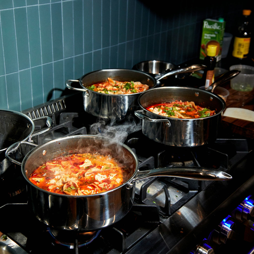 Hybrid Saucepan with Lid 5-Qt