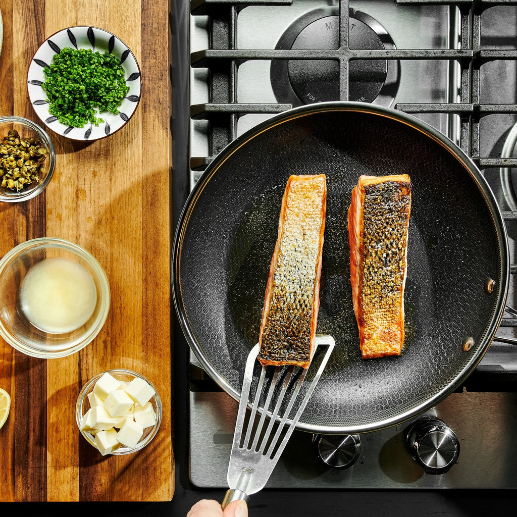 Hybrid Fry Pan Set with Lids 6pc