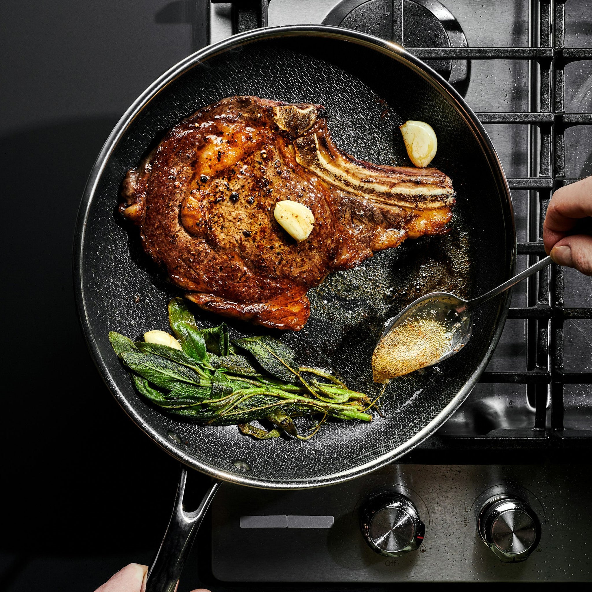 Hybrid Fry Pan Set with Lids 6pc