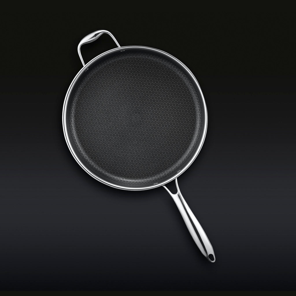 Hybrid Deep Sauté Pan with Lid 5.5-Qt