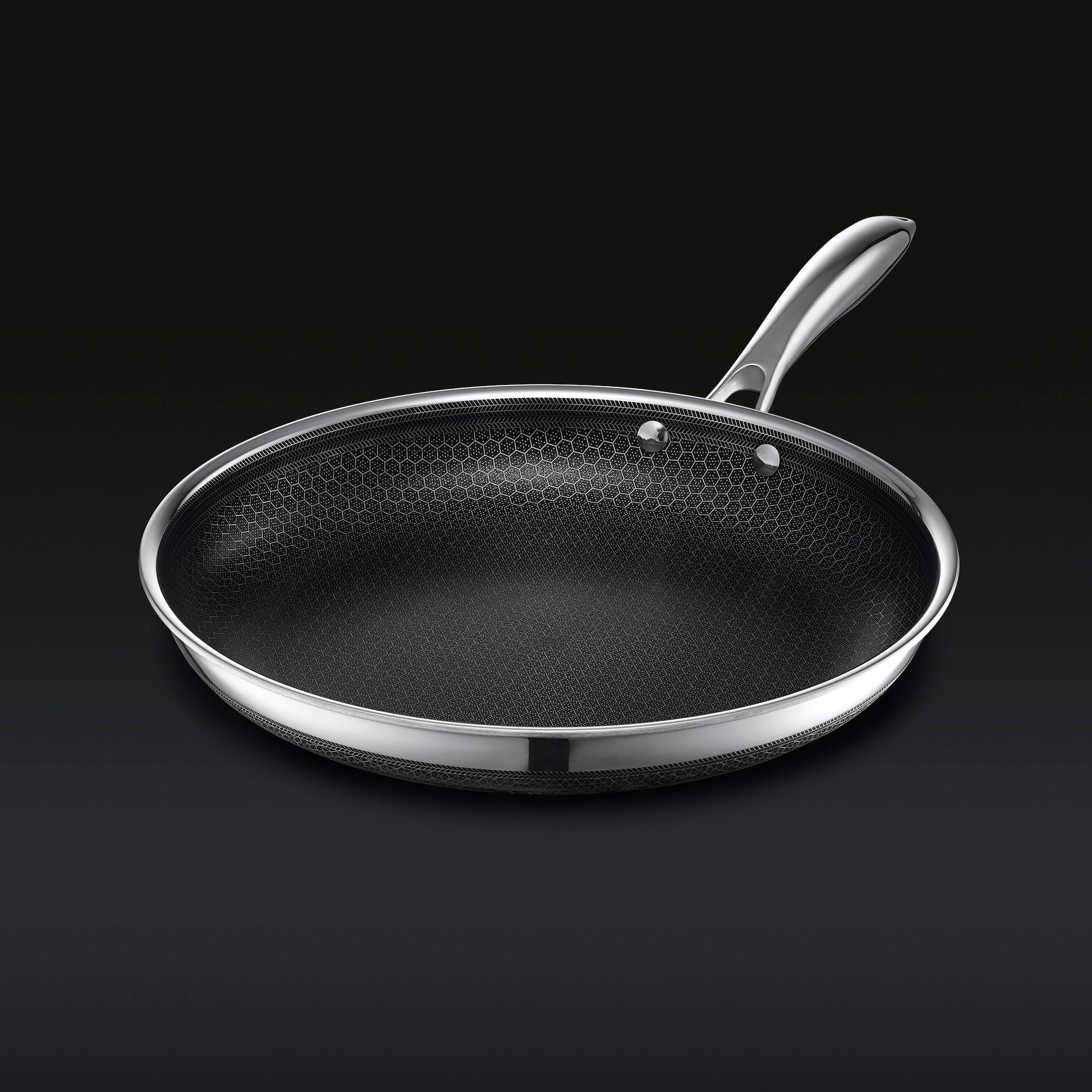 Hybrid Fry Pan with Lid 12"