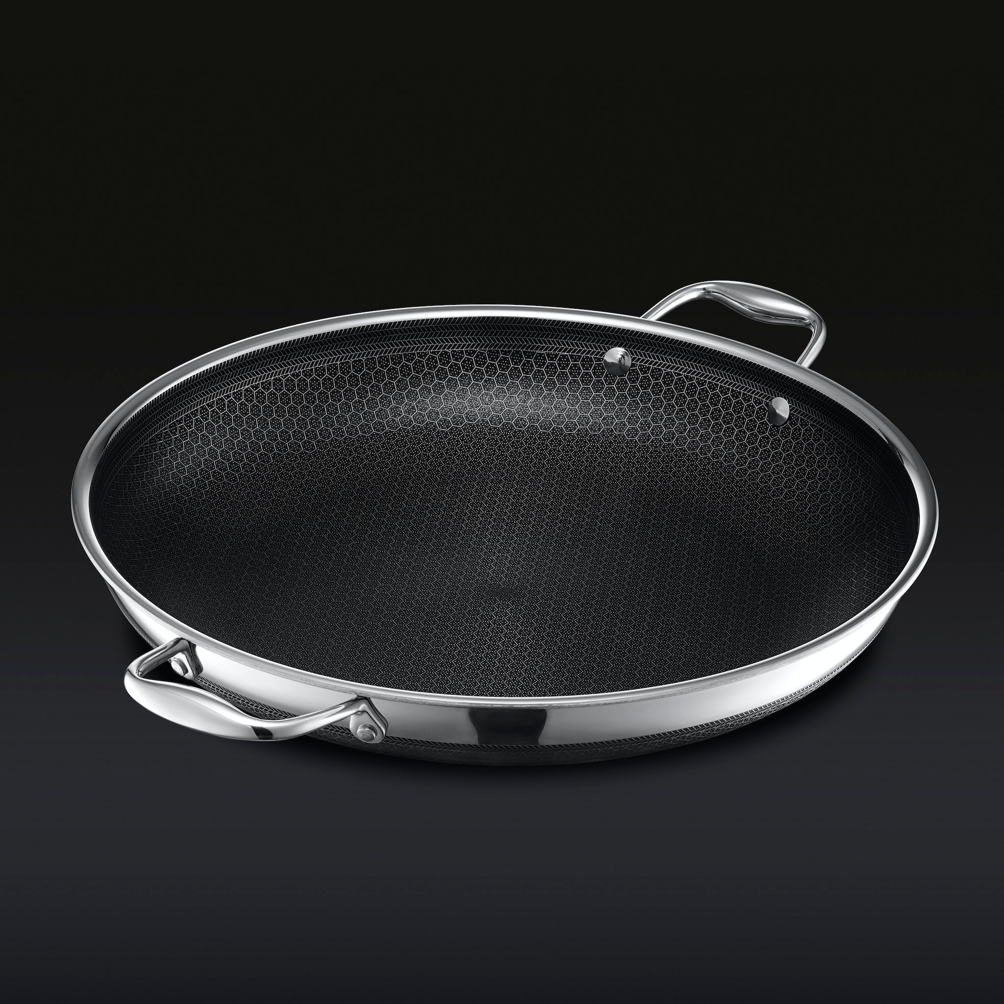 Hybrid Fry Pan with Lid 14"