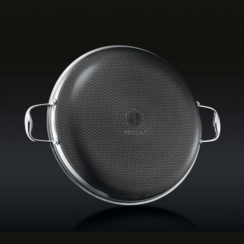 Hybrid Fry Pan with Lid 14"