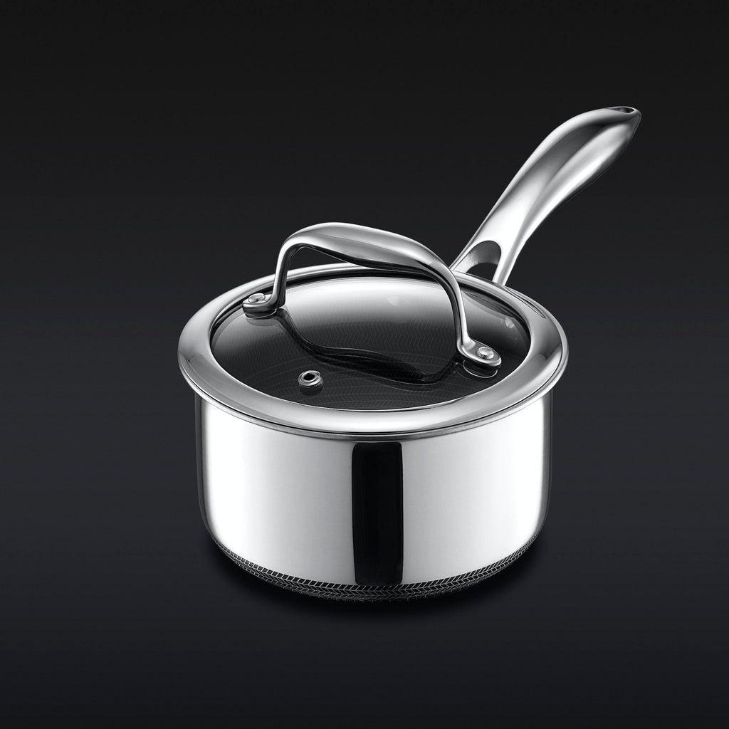 Hybrid Saucepan with Lid 1-Qt