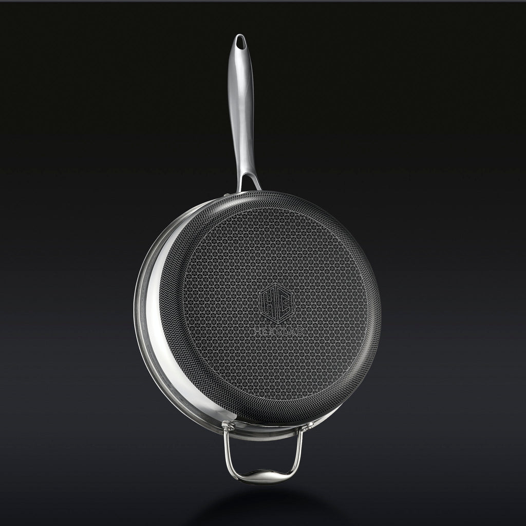 Hybrid Deep Sauté Pan with Lid 3.3-Qt