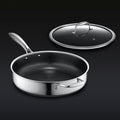 Hybrid Deep Sauté Pan with Lid 4.5-Qt