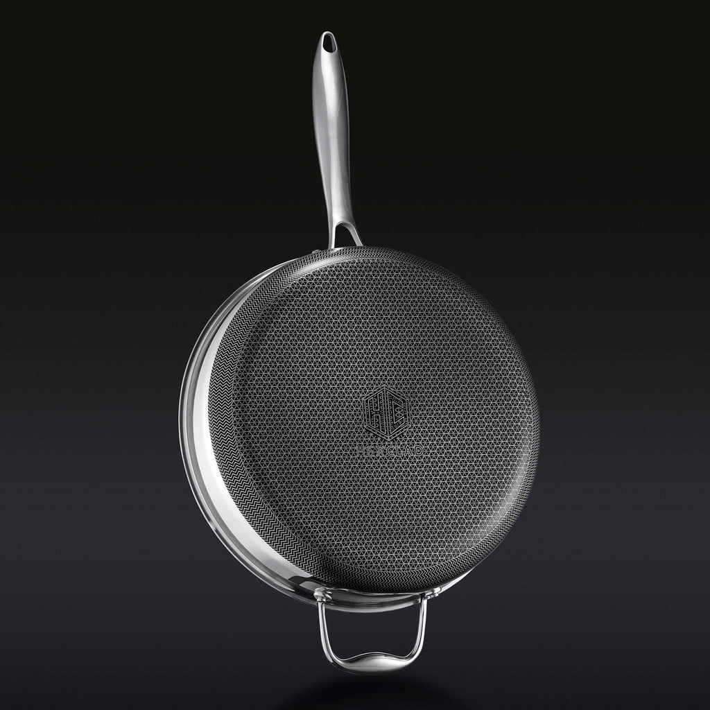 Hybrid Deep Sauté Pan with Lid 4.5-Qt