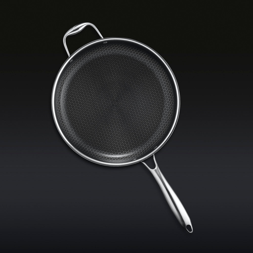 Hybrid Deep Sauté Pan with Lid 4.5-Qt