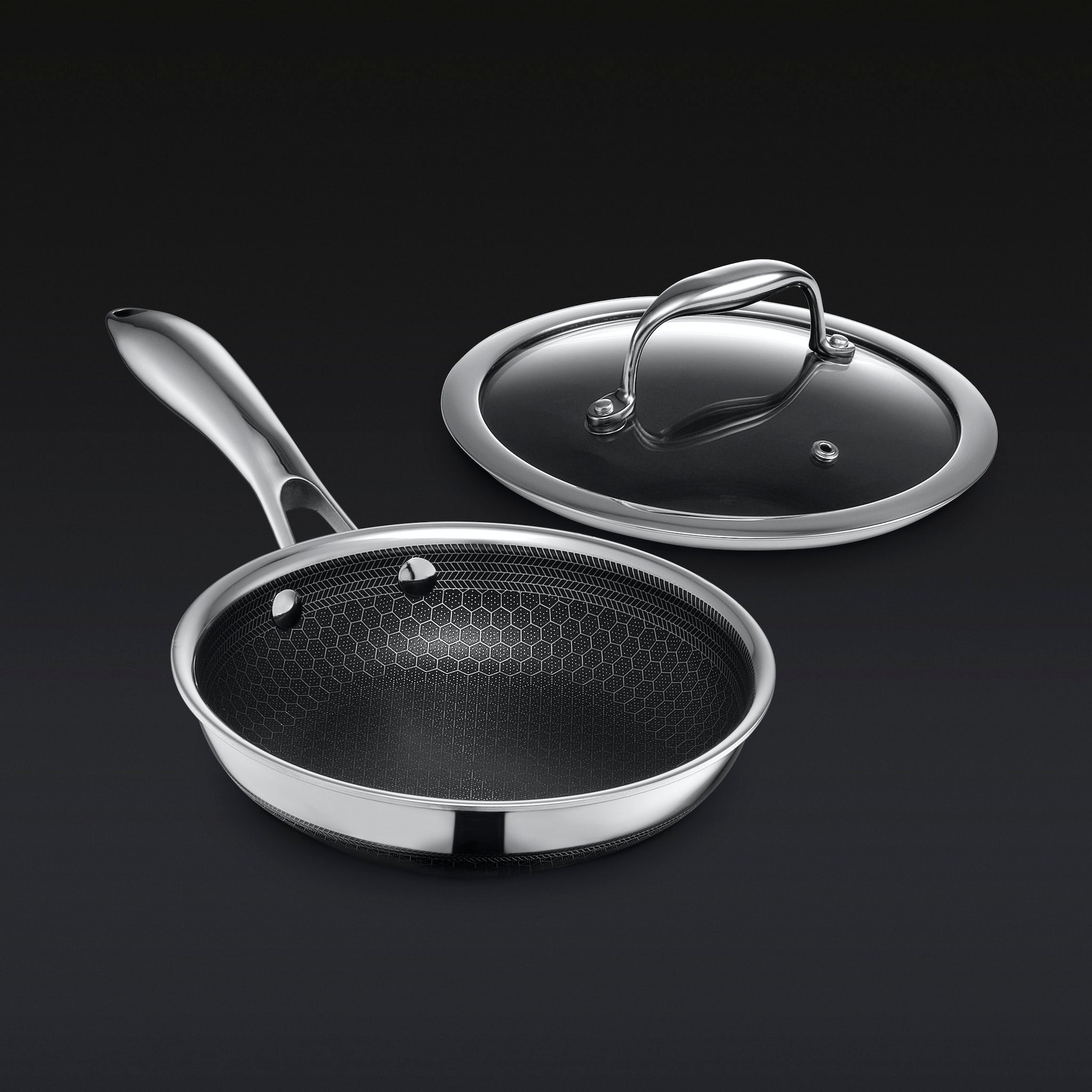 Hybrid Fry Pan with Lid 7"