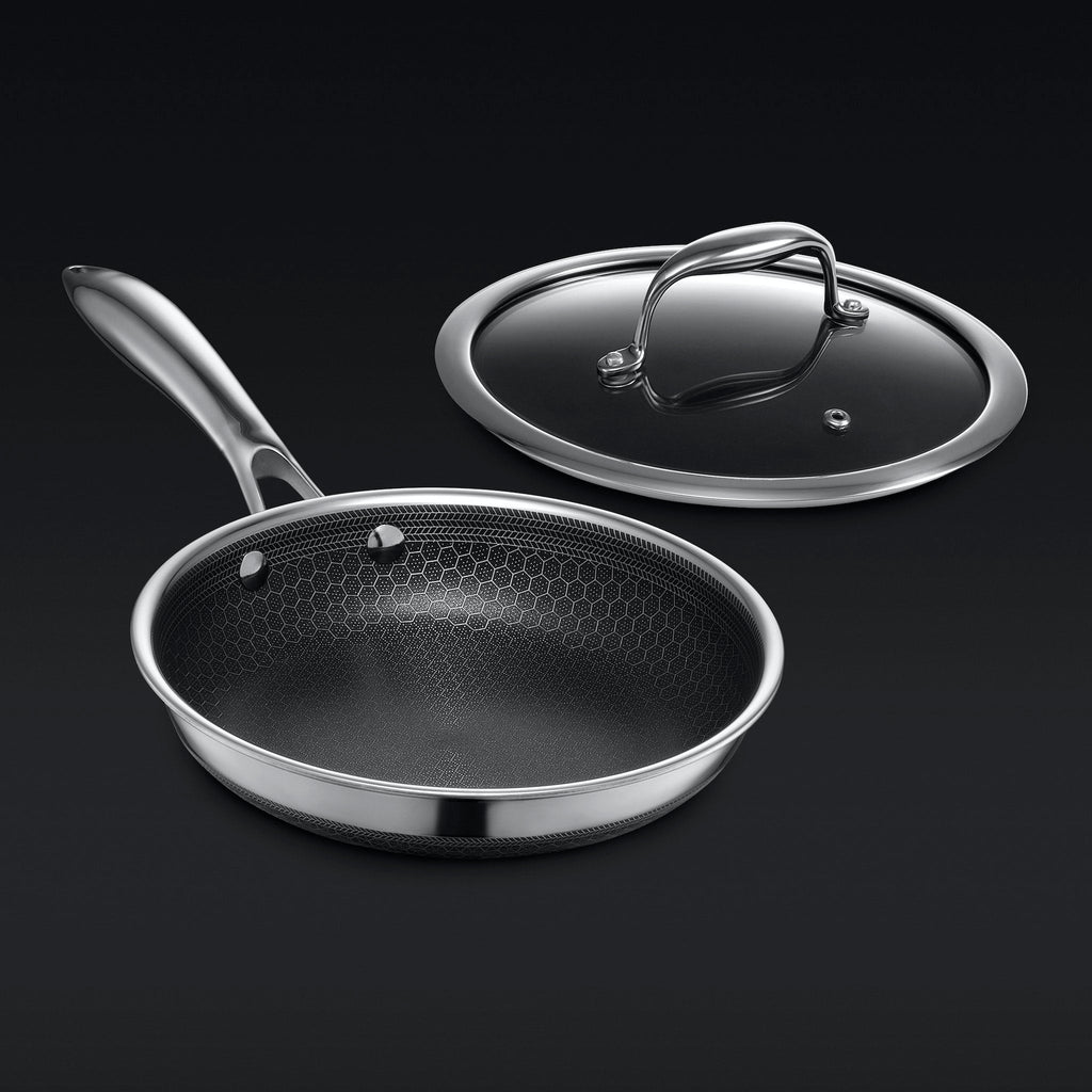 Hybrid Fry Pan with Lid 8"