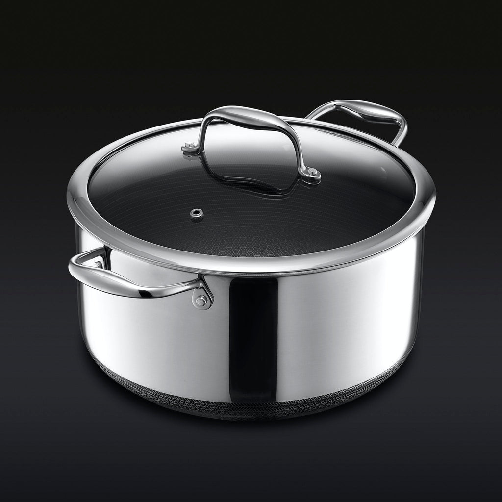 Hybrid Stock Pot With Lid 8-Qt