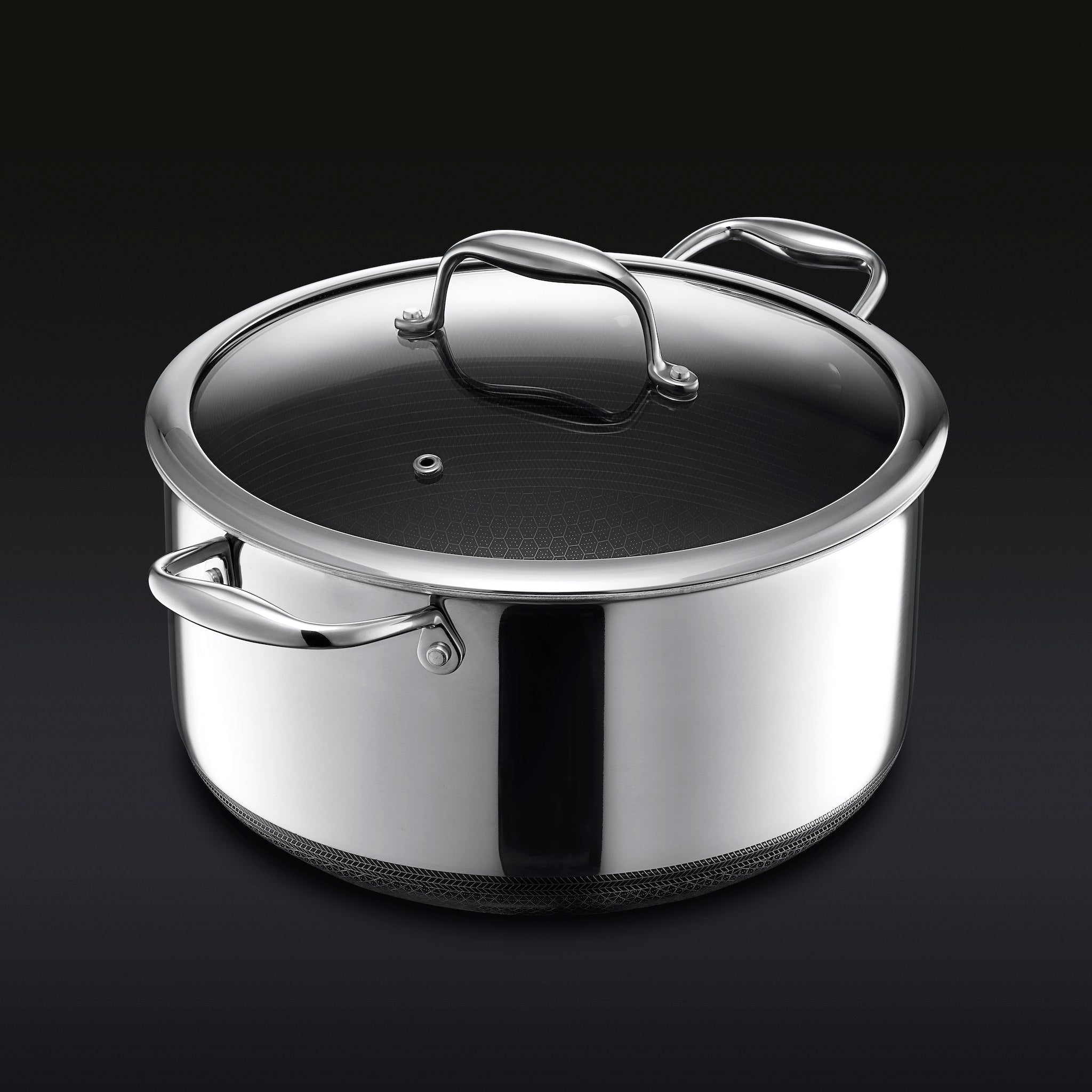 Hybrid Stock Pot With Lid 8-Qt