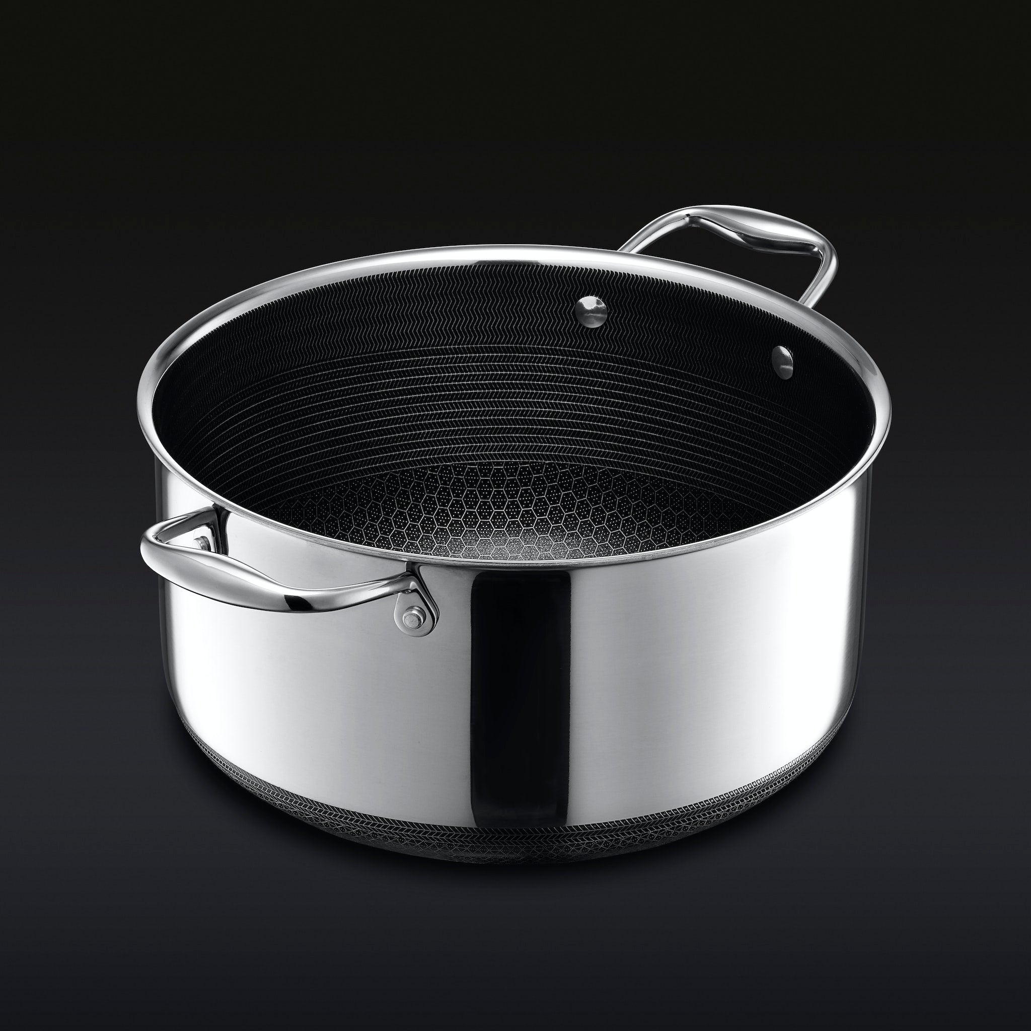 Hybrid Stock Pot With Lid 8-Qt