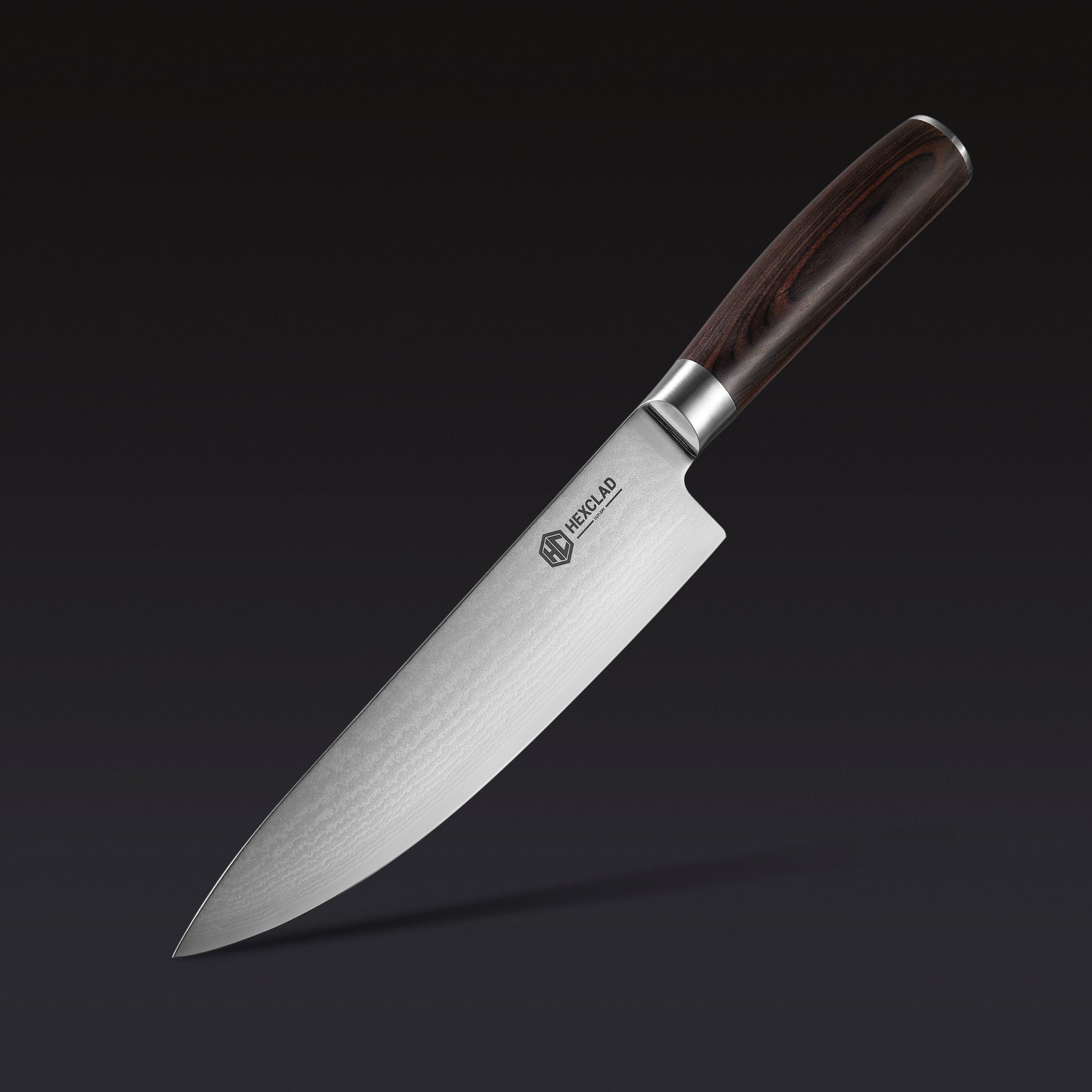 Damascus Steel Chef's Knife 8" (Espresso)
