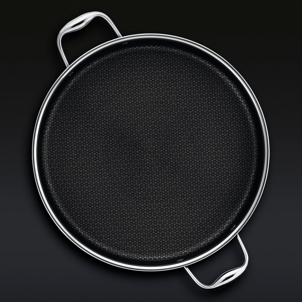 Hybrid Deep Sauté Pan/Chicken Fryer with Lid 7-Qt