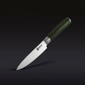 Damascus Steel Utility Knife 5" (Green)