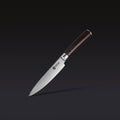 Damascus Steel Utility Knife 5" (Espresso)