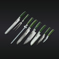 Damascus Steel Knife & Carving Set 8-pc