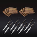 Steak Knife & Bistecca Plate Set 16-pc (Espresso)