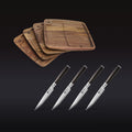 Steak Knife & Bistecca Plate Set 8-pc (Espresso)